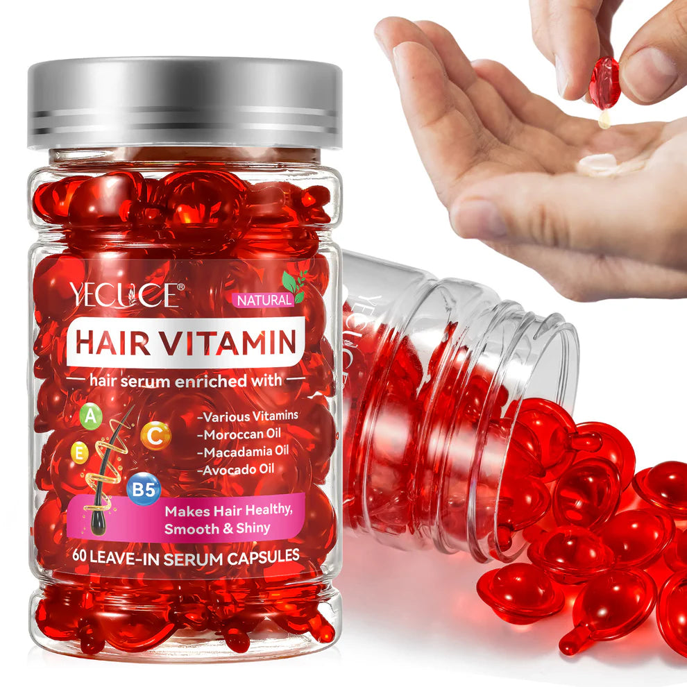 Yecuce Hair Vitamin Pro – Brillo & Reparación Total ⭐