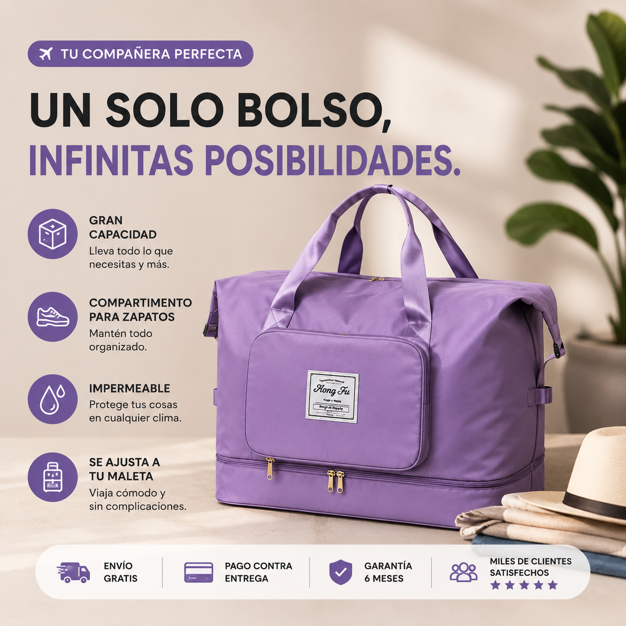 Bolsa de Viaje - Plegable 👜