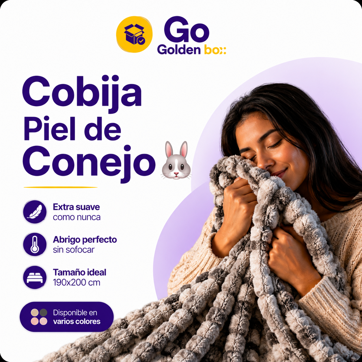 Cobija - Piel de Conejo 🐰