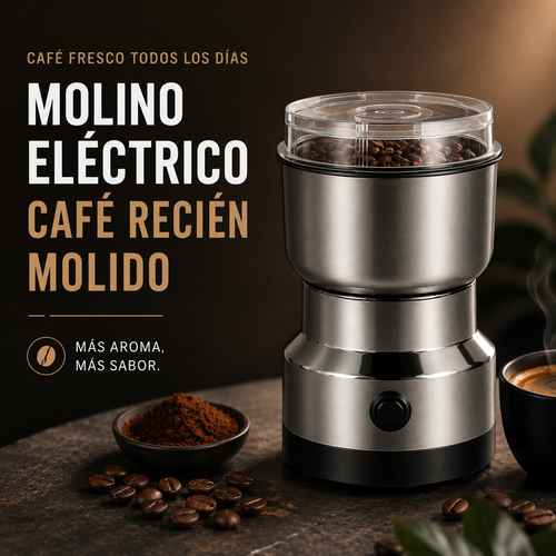 Molinillo Eléctrico - Café y Especias 🌿